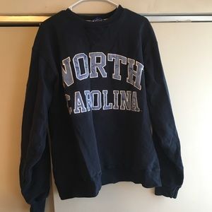SALE UNC Embroidered VTG Sweatshirt